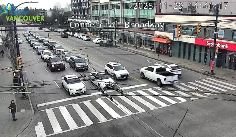 Commercial Dr & E Broadway - West