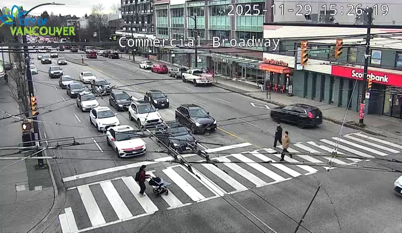 Commercial Dr & E Broadway - West