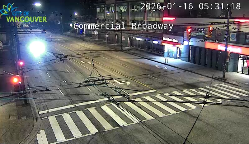 Commercial Dr & E Broadway - West