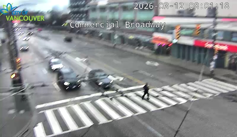 Commercial Dr & E Broadway - West