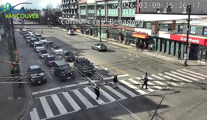 Commercial Dr & E Broadway - West