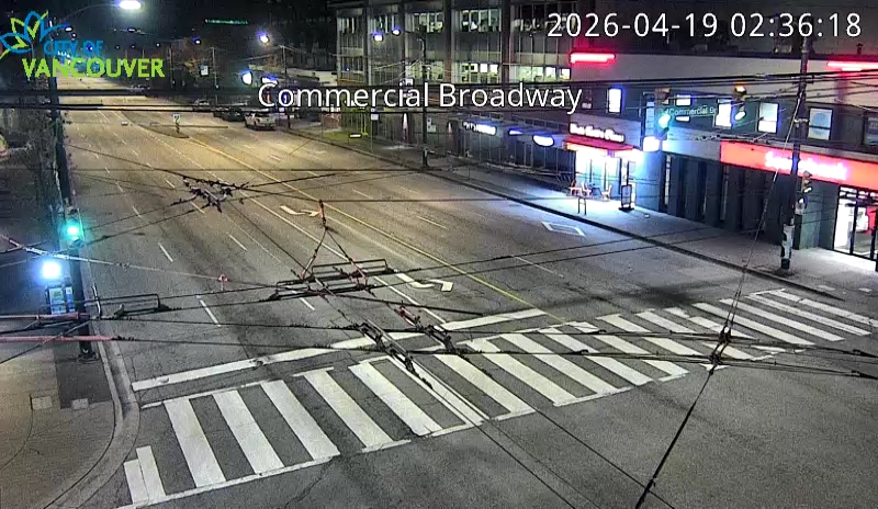 Commercial Dr & E Broadway - West