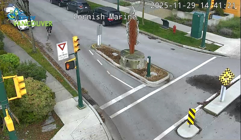 Cornish St & SW Marine Dr - N