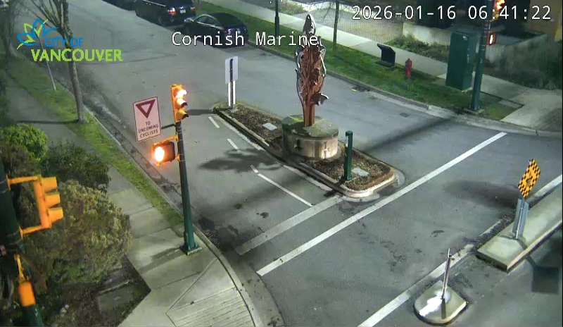 Cornish St & SW Marine Dr - N