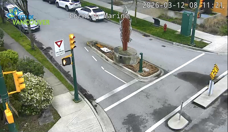 Cornish St & SW Marine Dr - N