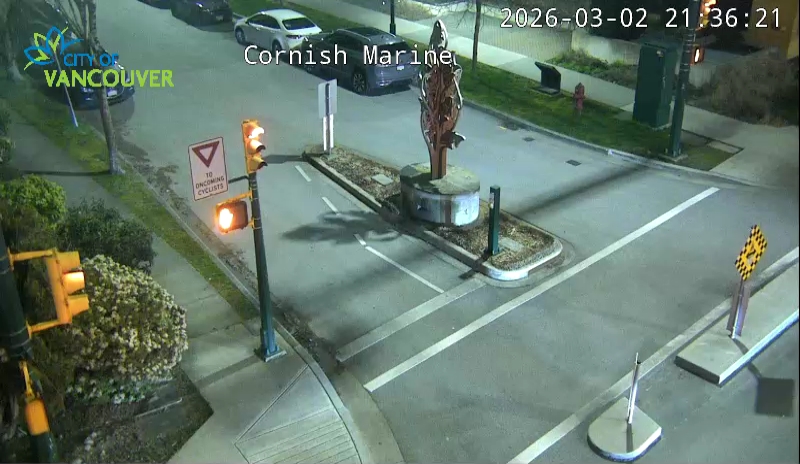 Cornish St & SW Marine Dr - N