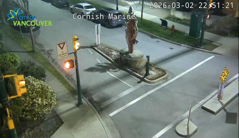Cornish St & SW Marine Dr - N