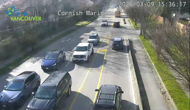 Cornish St & SW Marine Dr - W