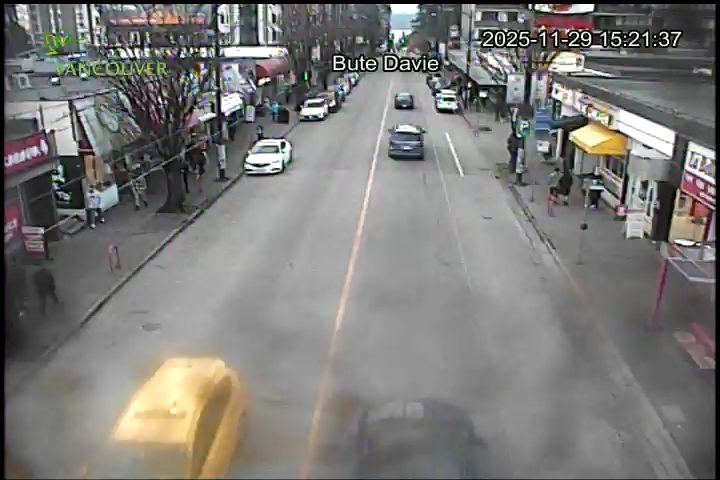 Bute St and Davie St - W