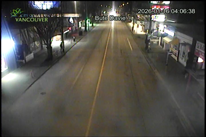 Bute St and Davie St - W