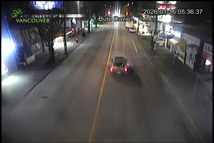 Bute St and Davie St - W