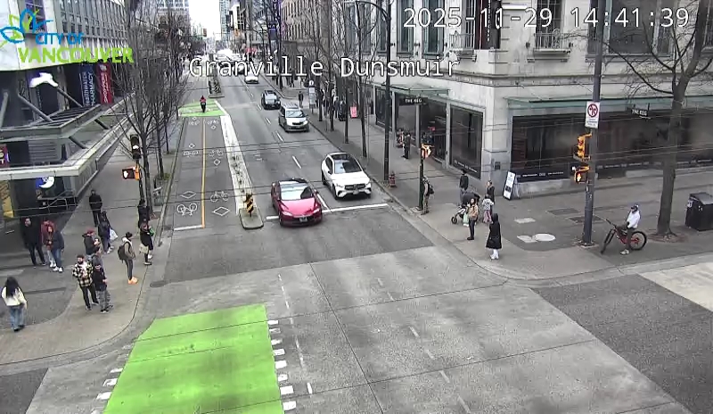 Granville St & Dunsmuir St - East