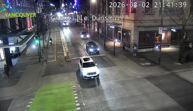 Granville St & Dunsmuir St - East