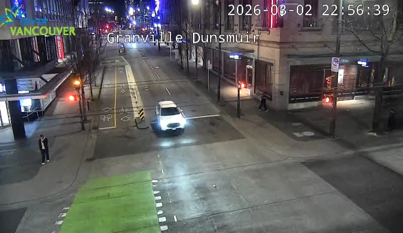 Granville St & Dunsmuir St - East