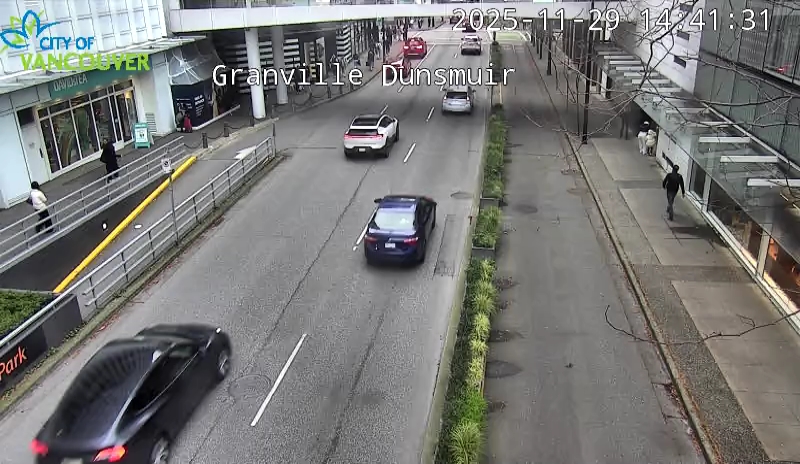 Granville St & Dunsmuir St - West