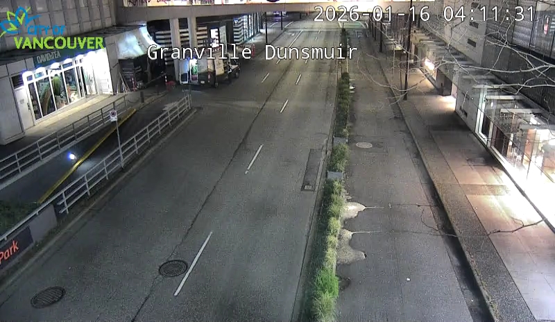Granville St & Dunsmuir St - West
