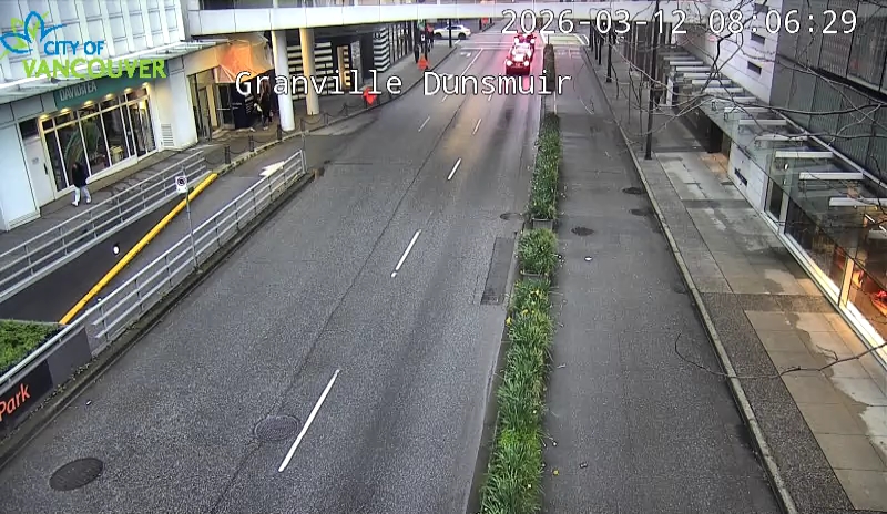 Granville St & Dunsmuir St - West