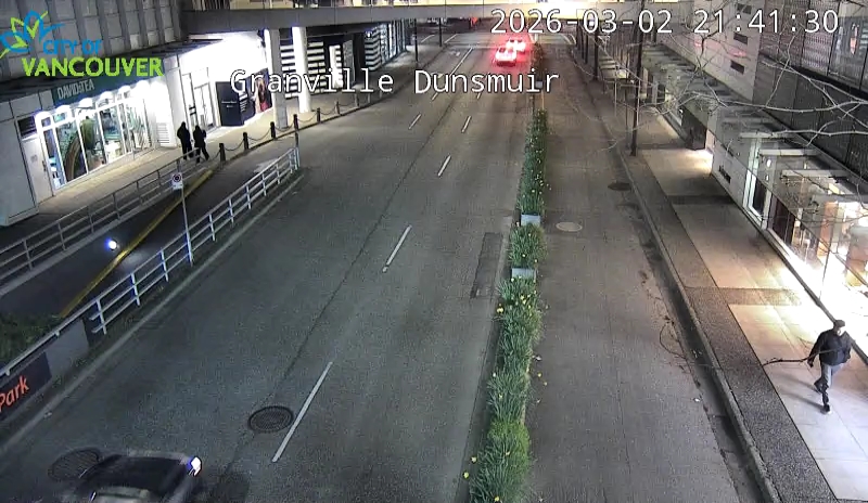 Granville St & Dunsmuir St - West