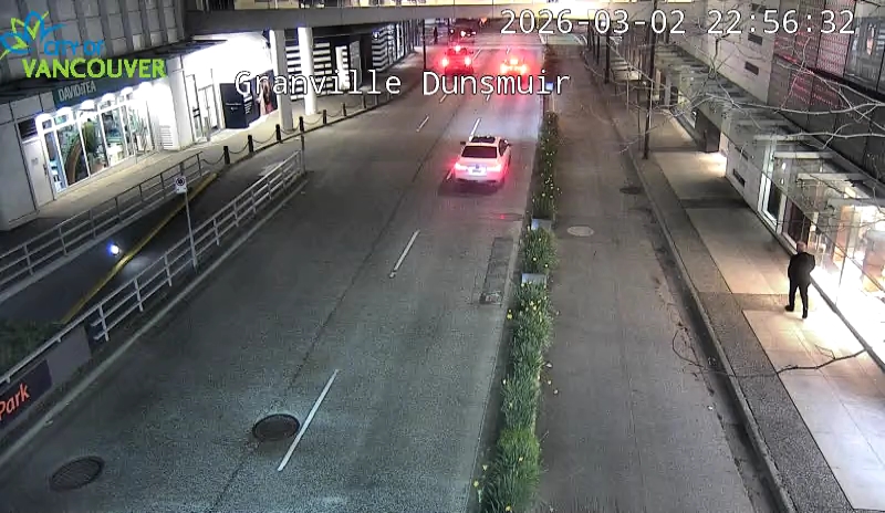 Granville St & Dunsmuir St - West