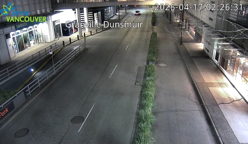 Granville St & Dunsmuir St - West