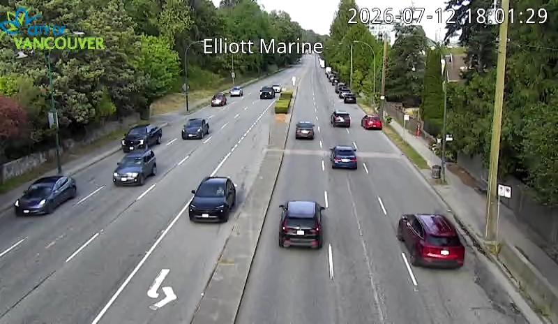 Elliott St and SE Marine Dr - East
