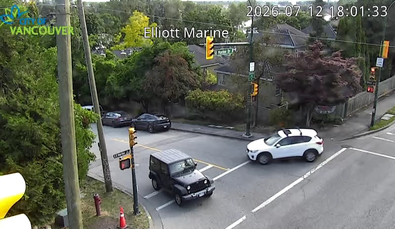 Elliott St and SE Marine Dr - South