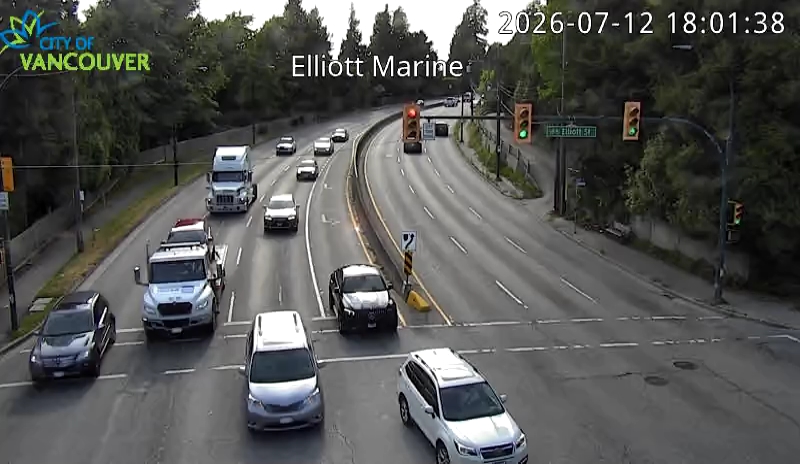 Elliott St and SE Marine Dr - West