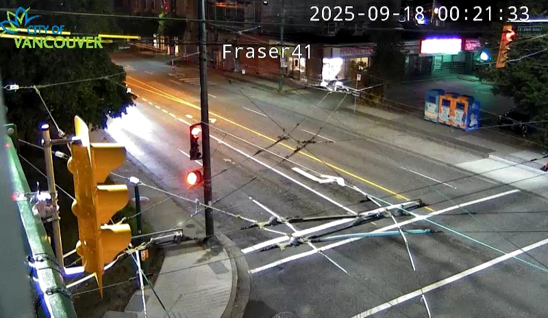 Fraser St and E 41st Ave - North