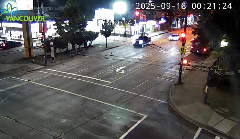 Fraser St and E 41st Ave - South