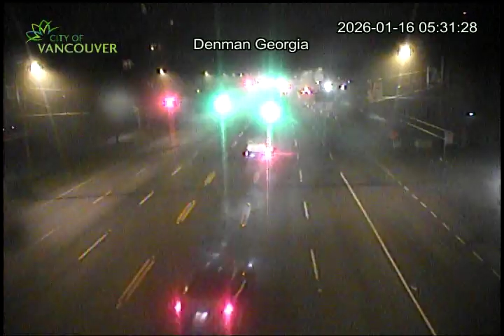 W Georgia St & Denman St - West