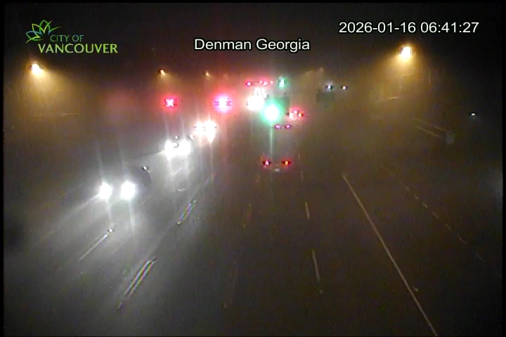 W Georgia St & Denman St - West