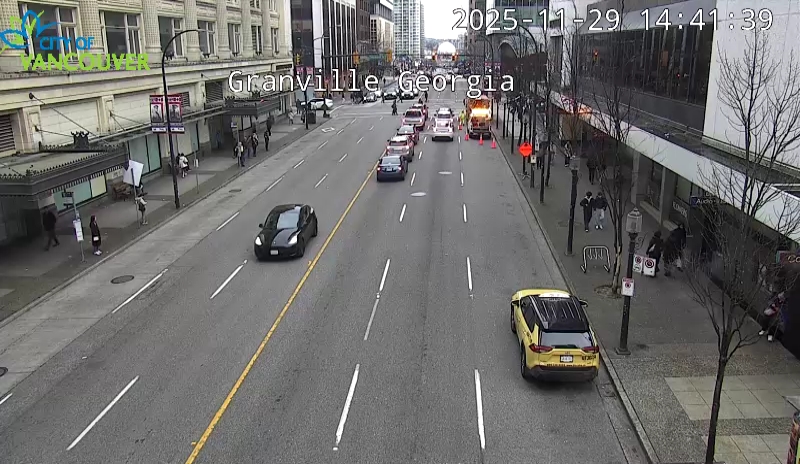 Granville St & E Georgia St - East