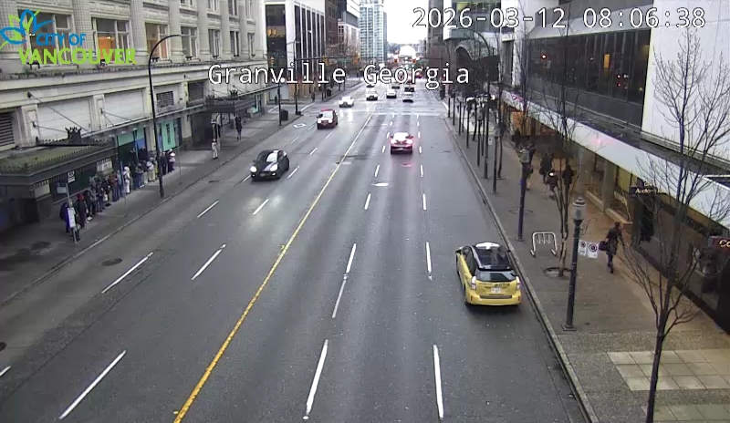Granville St & E Georgia St - East
