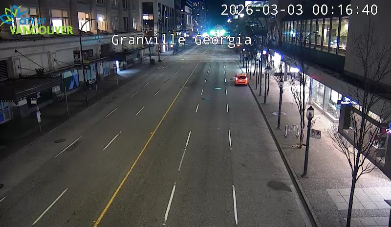 Granville St & E Georgia St - East