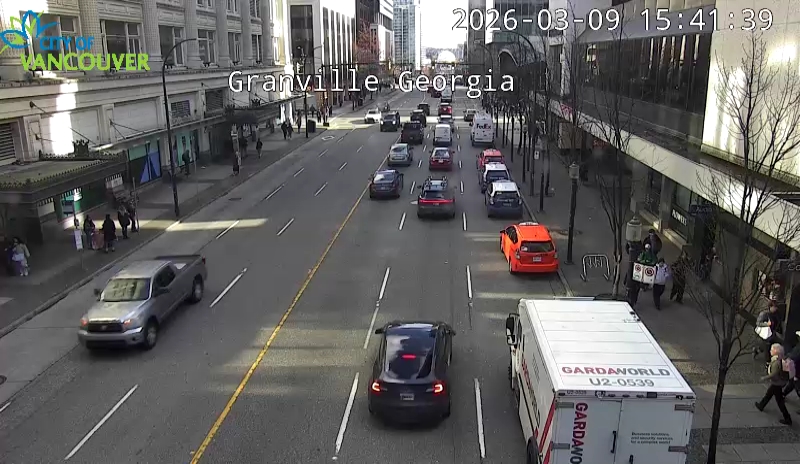 Granville St & E Georgia St - East