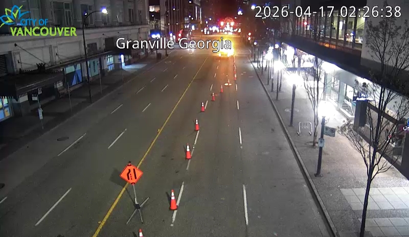 Granville St & E Georgia St - East
