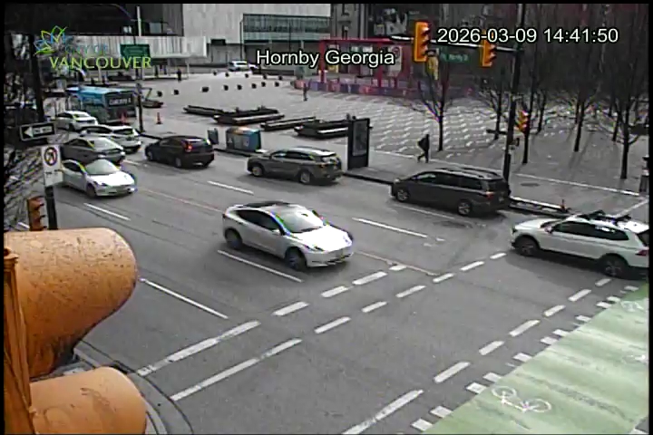 Hornby St & E Georgia St - East