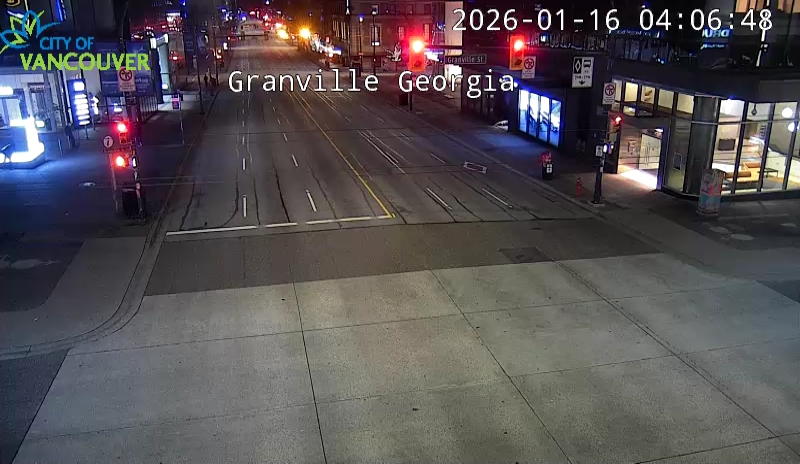 Granville St & E Georgia St - West