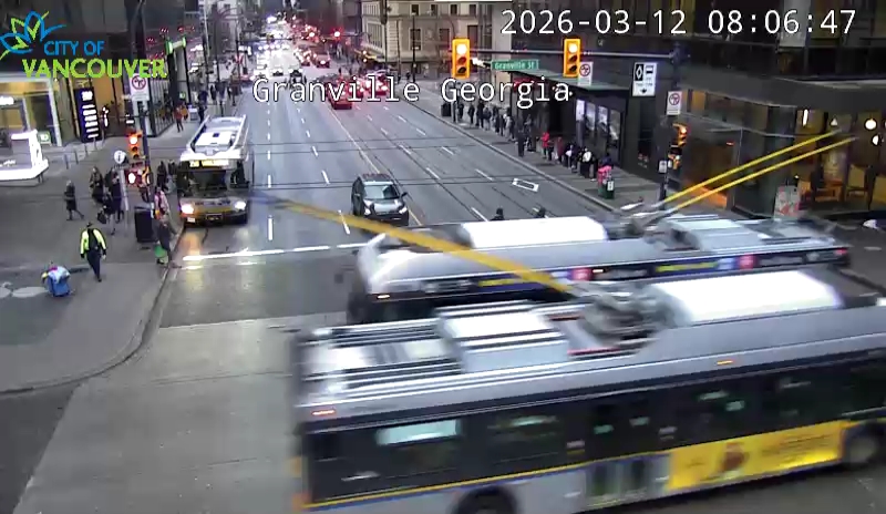 Granville St & E Georgia St - West