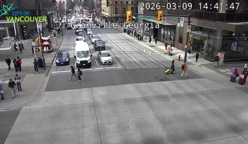 Granville St & E Georgia St - West