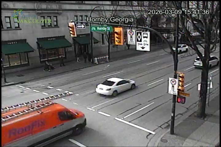 Hornby St & E Georgia St - West