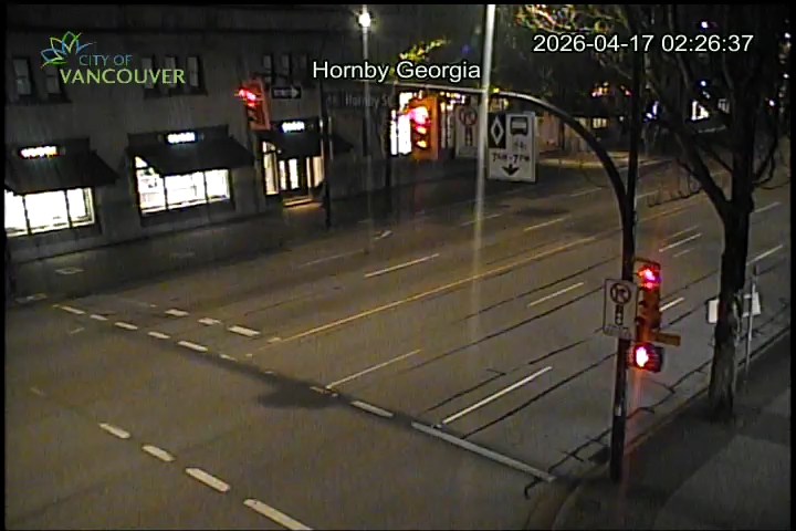 Hornby St & E Georgia St - West