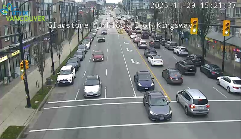 Gladstone St. East of Kingsway - East