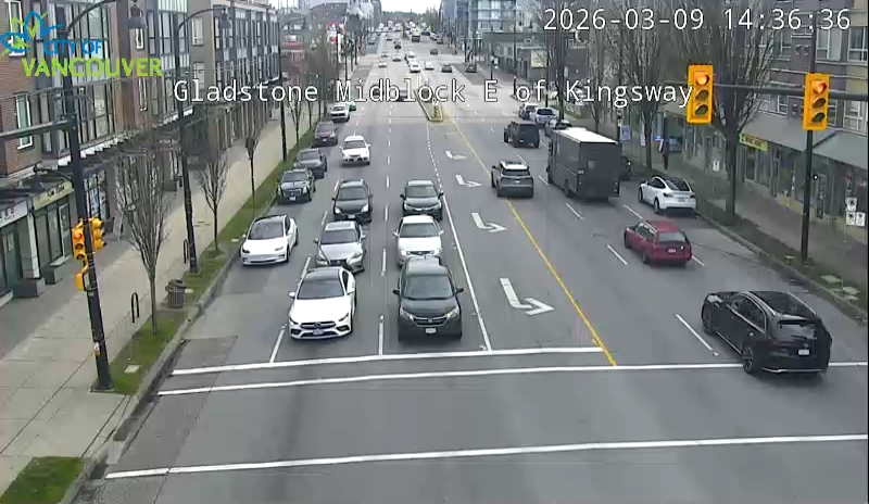 Gladstone St. East of Kingsway - East