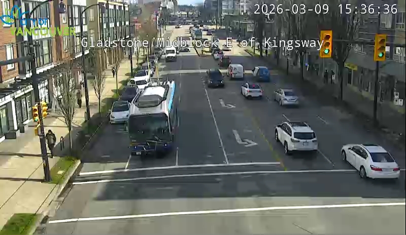 Gladstone St. East of Kingsway - East