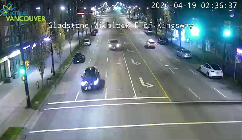 Gladstone St. East of Kingsway - East