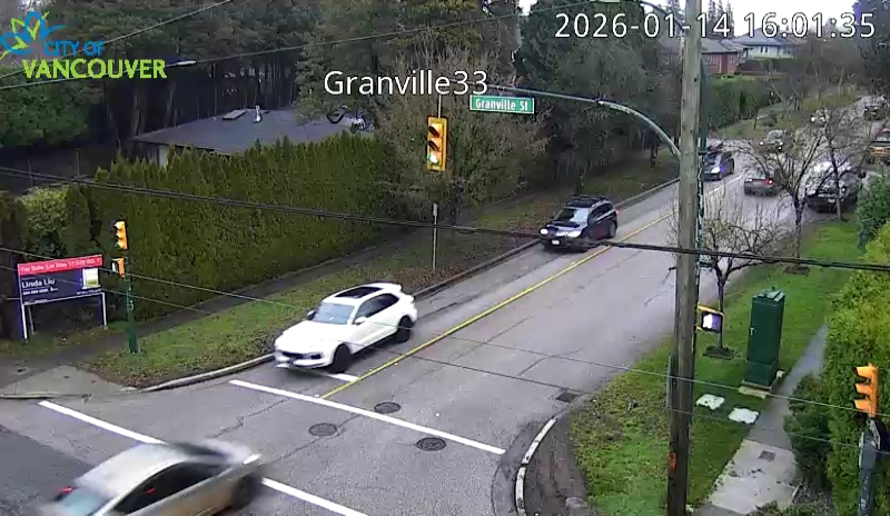 Granville St and W 33rd Ave - East