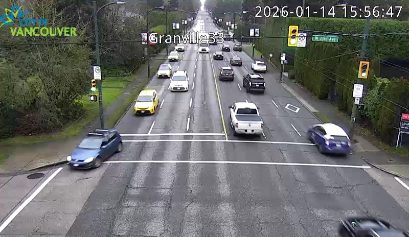 Granville St and W 33rd Ave - North