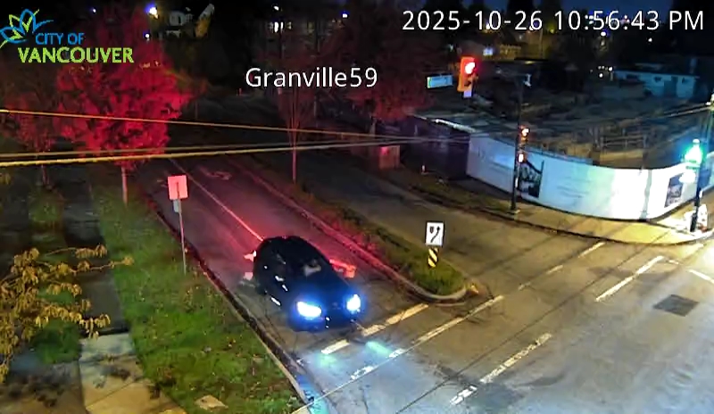 Granville St and W 59th Ave - East