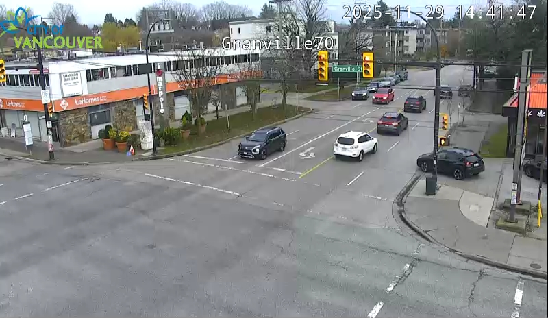 Granville St & W 70th Ave - E